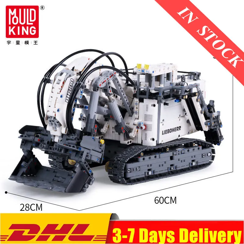 

IN STOCK Technic 13130 Liebherrs Terex RH400 Excavator R 9800 Motor Car Model Building Blocks Bricks Legoinglys 42100 TOYS GIfts