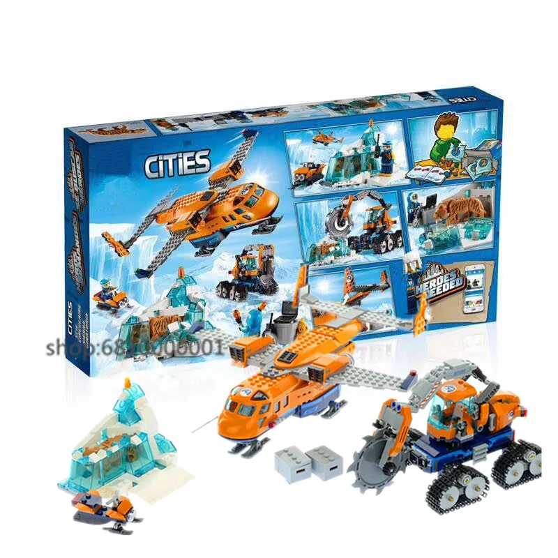 Серии Arctic City модель MOC набор строительных блоков кирпичи сделай сам игрушка для