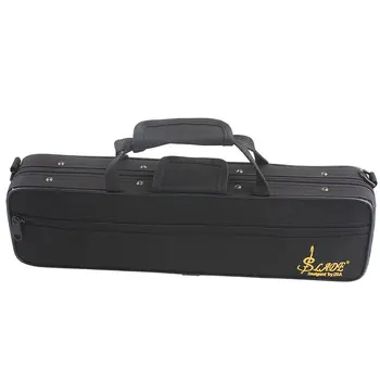 

HOT ammoon Flute Case Gig Bag Backpack Box Water-resistant 600D Foam Cotton Padding with Adjustable Single Shoulder Strap