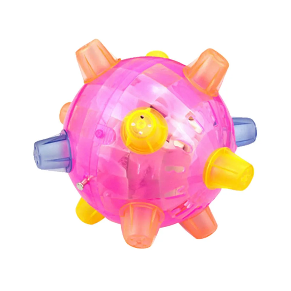 Забавный мигающий светодиодный светящийся подпрыгивающий танцевальный Музыкальный шар Детская игрушка подарок на день рождения