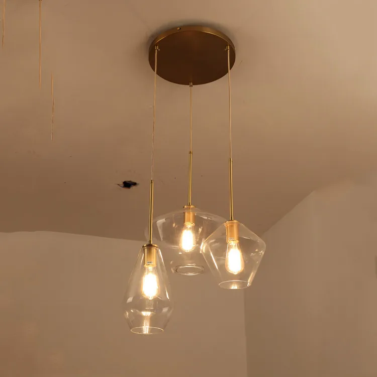 3 Home Decoration Modern Arms Glass Suspension Lamp Pendant Lights Scandinavian scandinavian