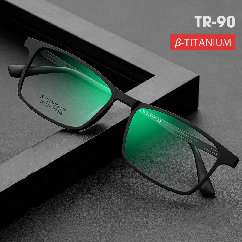 Eyeglasses Frames Eyeglass Frames Square Eyeglasses Myopia Glasses Optical Glasses YIMARUILI Full Frame Large TR90 Eyewear Myopia Hyperopia Optical Prescription Glasses Frame Men Y8883