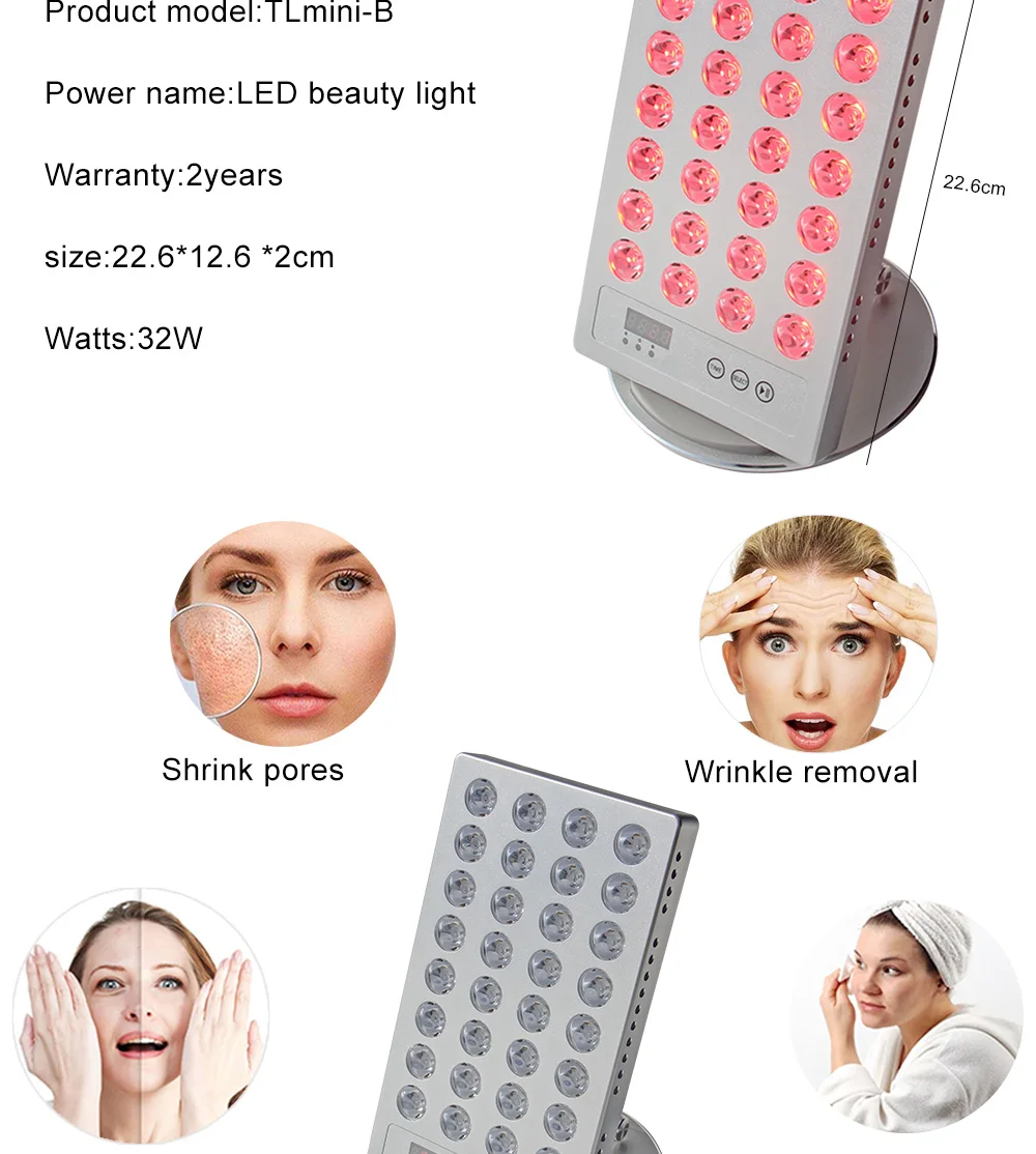 IDEATHERAPY beauty Photon светодиодный красный светильник для терапии 7 цветов светильник для ухода за кожей омоложение морщин удаление акне уход за лицом