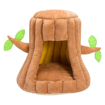 

Creative Pet Nest Cozy Pet Bed Warm Cave Nest Sleeping Bed Puppy House for Cats and Dogs Pet Tree Hole House