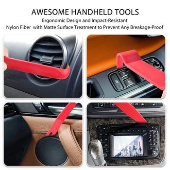 

Removal Tool Audio Hand Repair Tool Auto Car Interior Dashboard Stereo CD Assembly Disassembly Door Panel Fastener Tool Kit