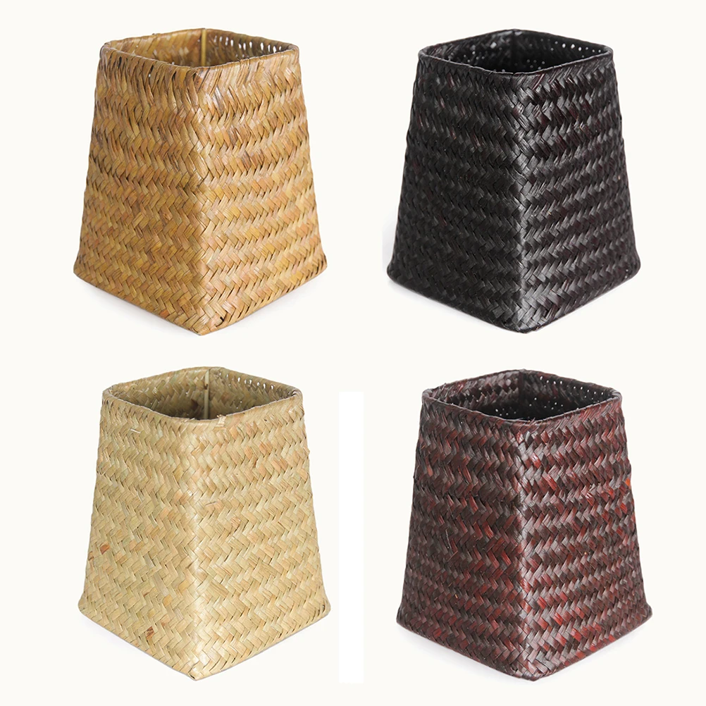 Корзина для хранения натуральных водорослей ручной работы плетеные сухие цветы