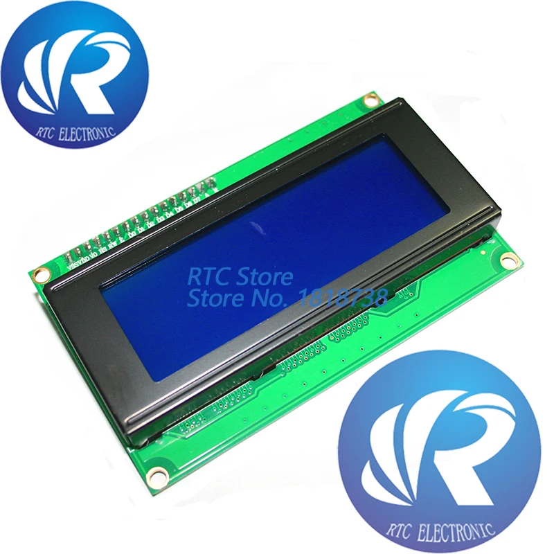 1 шт. LCD2004 + I2C 2004 20x4 2004A синий/зеленый экран HD44780 символ LCD/w IIC/I2C серийный интерфейс адаптер модуль 1 шт. LCD2004 + I2C 2004 20x4 2004A синий/зеленый экран HD44780 символ LCD/w IIC/I2C серийный интерфейс адаптер модуль
