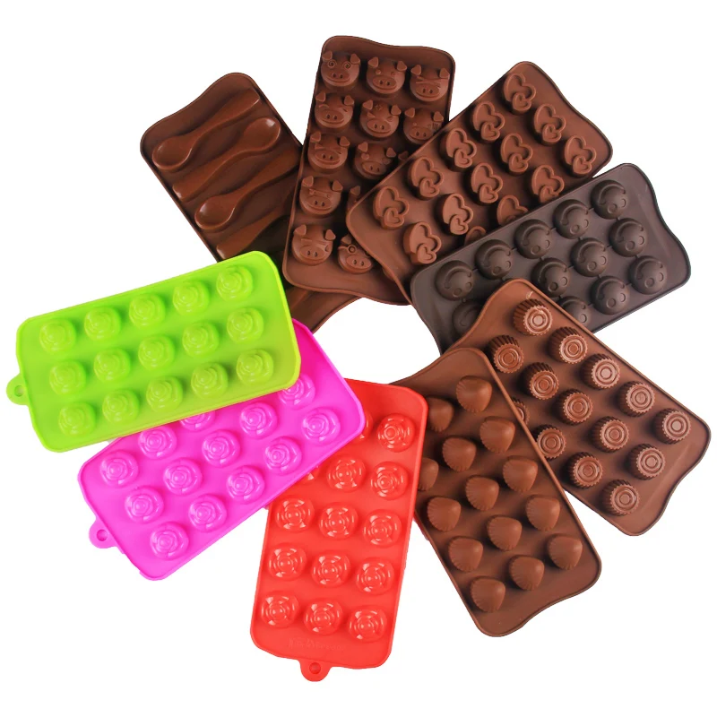 Форма для шоколада пищевые силиконовые формы конфет и мыла инструменты