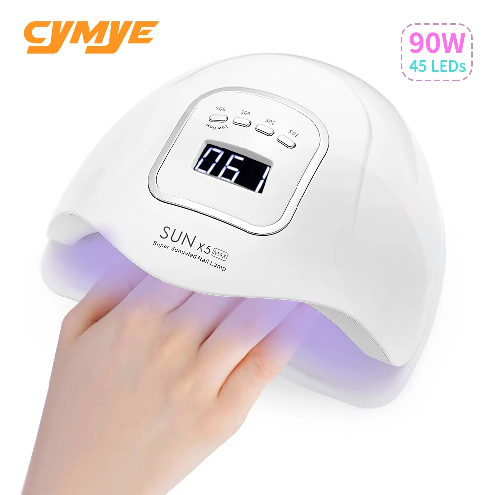 Cymye sun X5 MAX 90 Вт фотолампа для сушки ногтей | Красота и здоровье