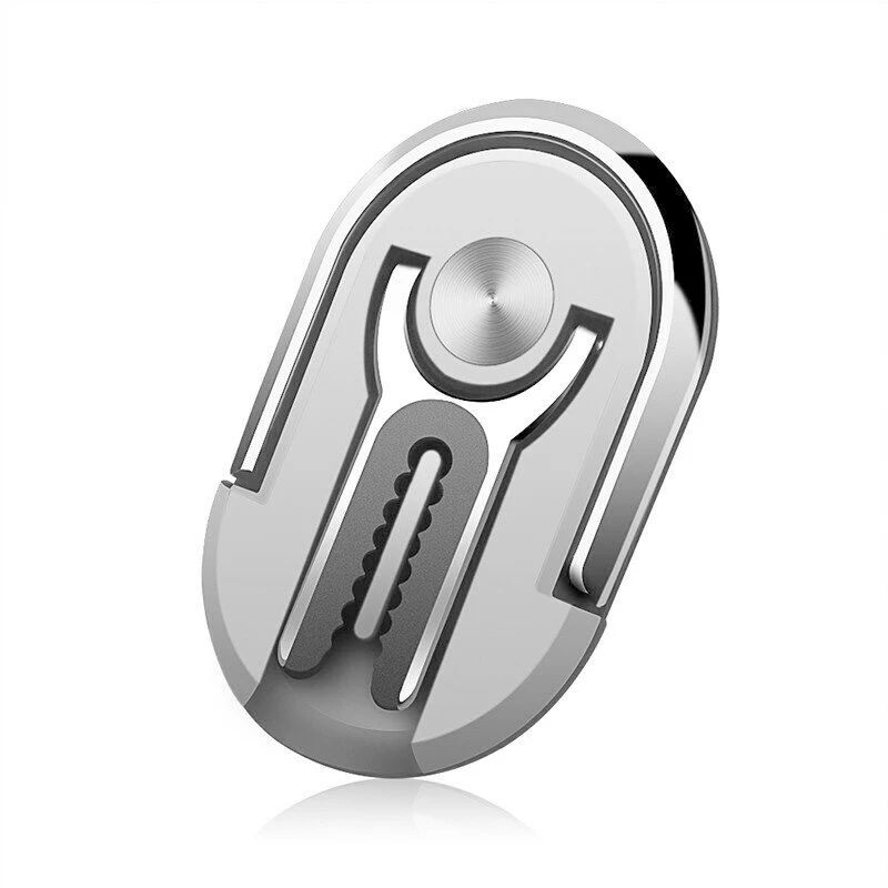 Мини-камера для приборной панели Автомобильный держатель кольцо держатель для мобильного телефона универсальный для IPhone samsung Автомобильный кронштейн подставка поддержка автомобильные аксессуары - Color: silver