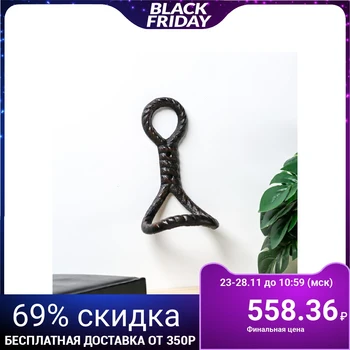 

Hook decorative metal "lasso" 16,5x9x8.5 cm 4627507