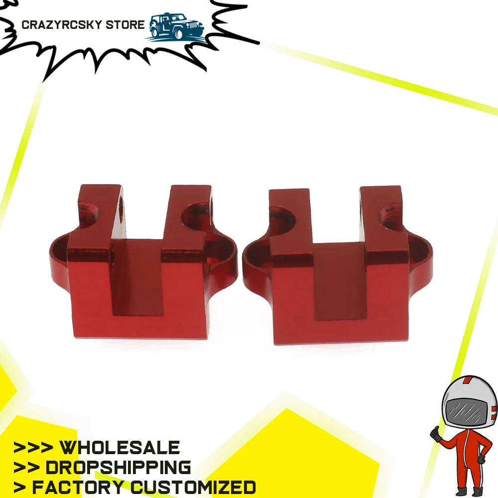Supporto Posteriore In Lega Lavorata 2 Pezzi Per Asta Di Supporto Ammortizzatore Posteriore Per Rc Hobby Model Car 1-10 Vrx Octane Cima Ksaurftx Aggio