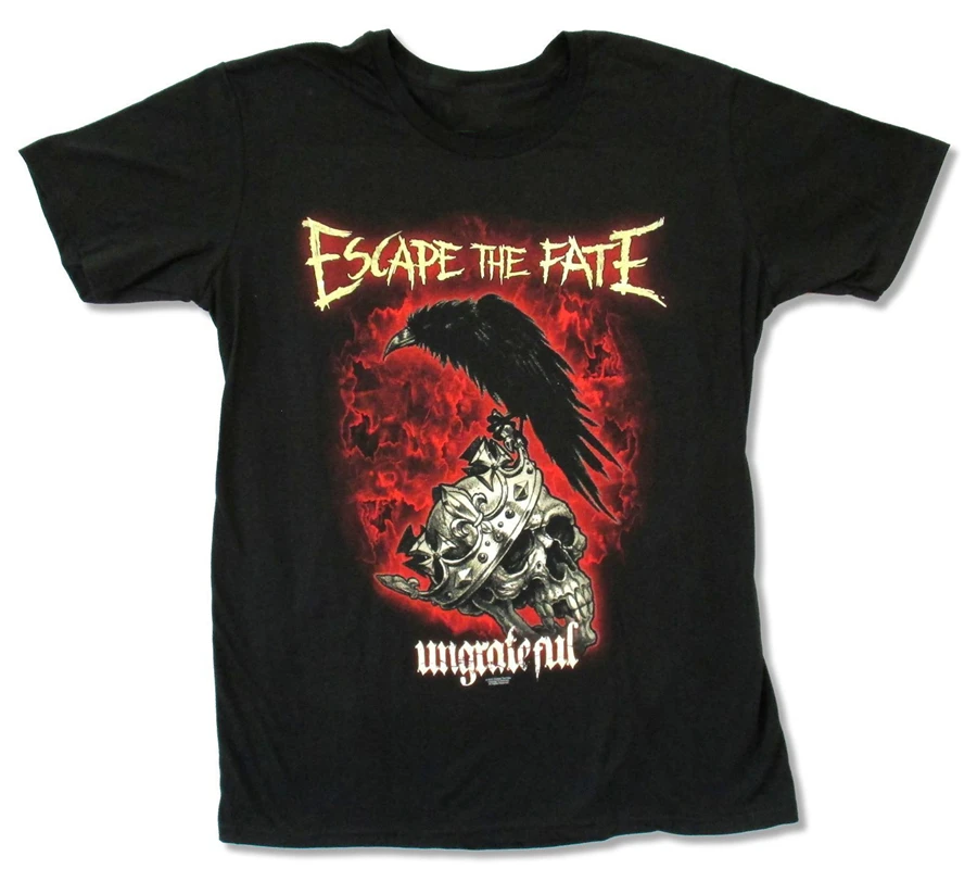 Новая Черная футболка с короткими рукавами escae The Fate Merch|Футболки| |