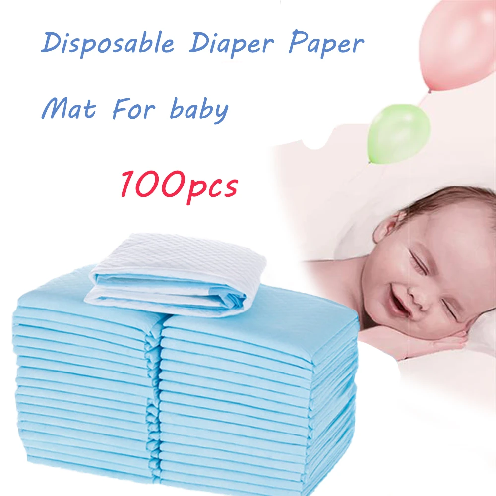 Tapis A Langer Jetable Impermeable Et Absorbant 100 Pieces Pour Couche Culotte De Bebe Adulte Et Enfant Aliexpress