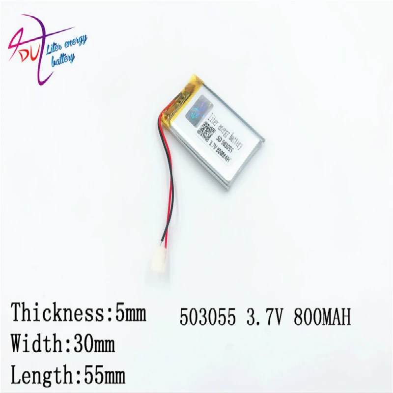 3,7 v 800 mah 503055 483055 литр энергии литий-полимерный Li-po Перезаряжаемые Diy Батарея для Mp3 Mp4 Mp5 Gps edio игры и игрушки
