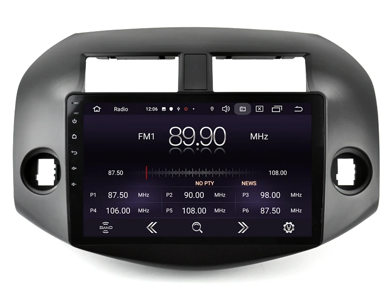 Cheap OTOJETA Android 9.0 2.5D Screen Car Radio Player Head Unit For Toyota RAV4 2006 2011 Multimedia auto Stereo GPS tape recorder 5