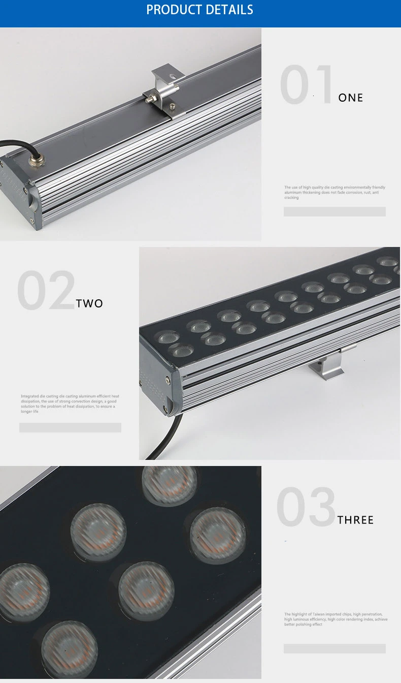 6 шт. 48 Вт 72 Вт Светодиодный светильник для мытья стен DMX512 светодиодный светильник для мытья, теплый светильник для мытья стен, лампа для ландшафтного галогенного освещения