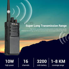 Powerful Walkie Talkie IP67 Waterproof RETEVIS RT29 2PCS UHF/VHF Long Range Two-way Radio Transceiver for Farm Factory Warehouse