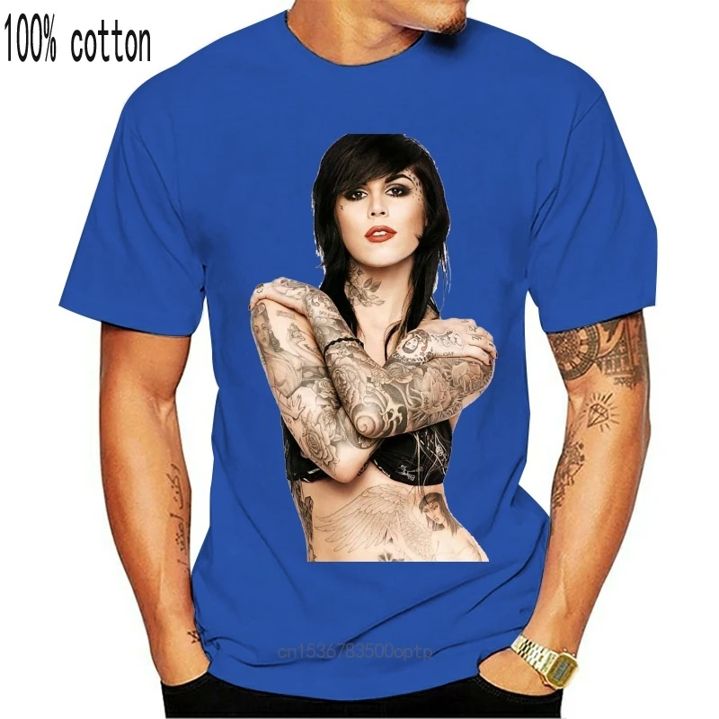Набор теней Kat Von D Hug тату девушка Мужская футболка Дизайнерские летние шорты с