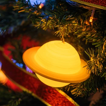 

novedades 3D Printed Moon Lamp Christmas Decorations For Home Lamp Galaxy Night Light Planetary Lights Christmas Lights Lamp