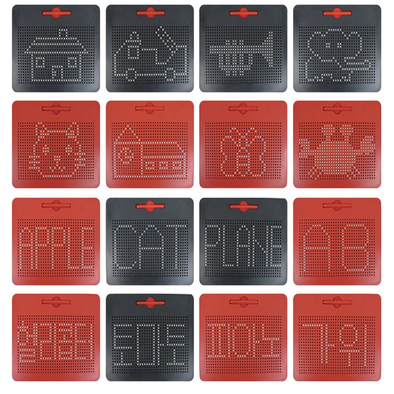 

Magnet Pad Drawing Board Drawing Pen Paint Ball Magnetic Tablet Magnetic Pen Beads Learning Notebook Toys For Children