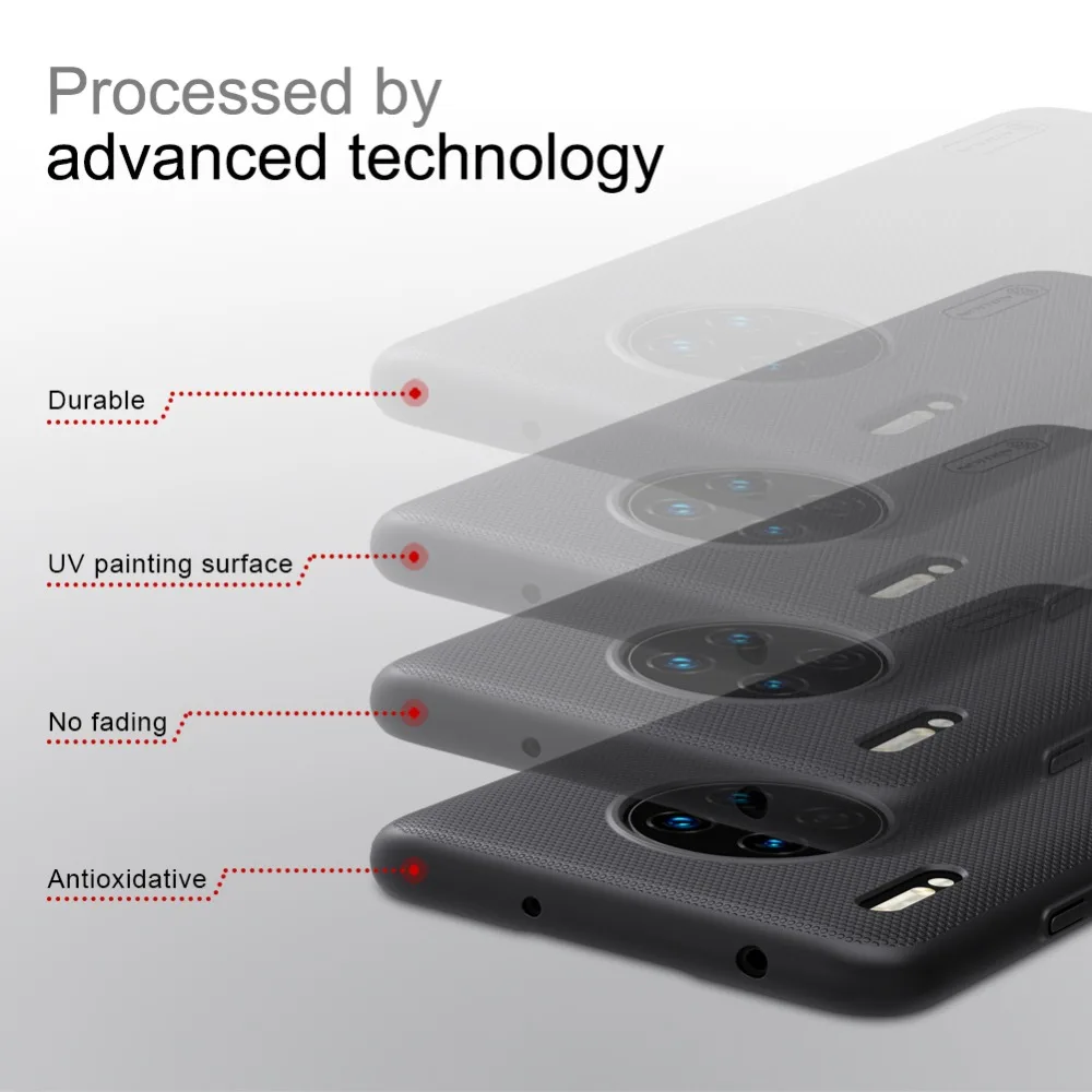 Для huawei mate 30 20 Pro чехол Nillkin Супер Матовый Защитный Жесткий задний Чехол тонкий чехол для телефона для huawei mate 30 20 Pro 20 X Capa