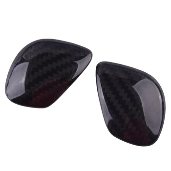 

2Pcs/Set Carbon Fiber Car Shift Knob Badge Emblem fit for Volkswagen VW Golf GTI MK7 CC Lamando Bora T-ROC Tharu Cross Lavida