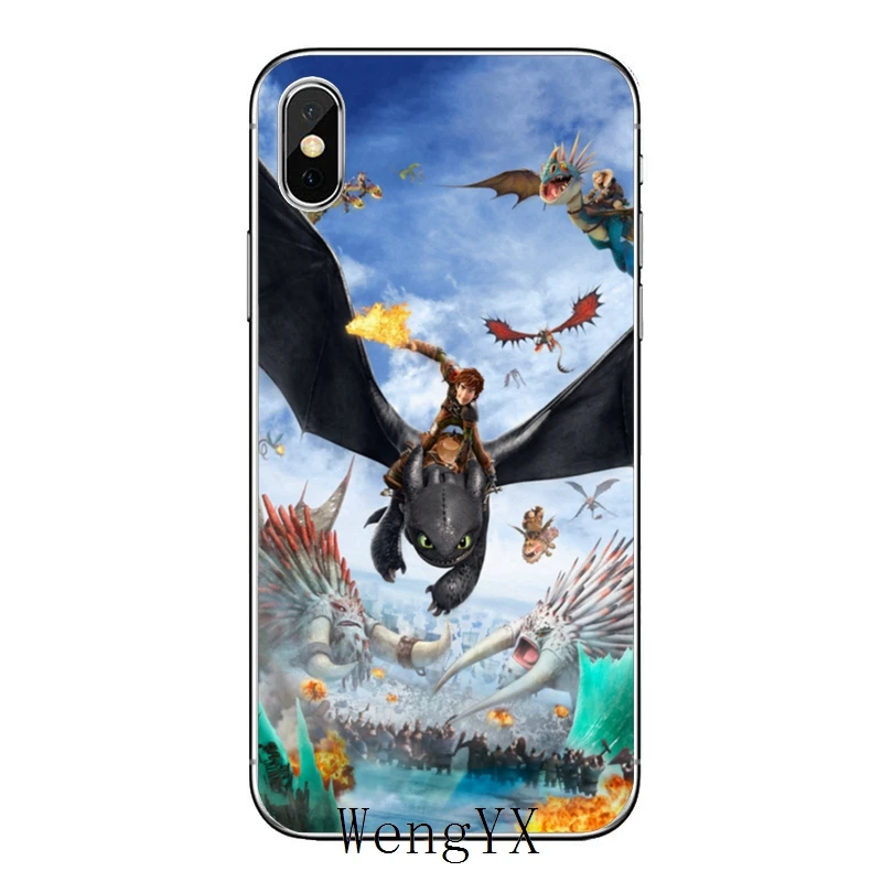 Как приручить дракона 3 Беззубик свет яура для iPhone 11 pro XR X XS Max 8 7 6s plus SE 5s 5c iPod Touch 5 6 Чехол - Цвет: Light-Fury-A-07