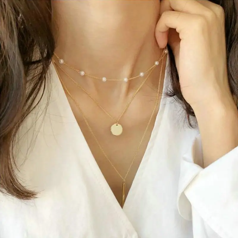 Женское Ожерелье-чокер с подвеской в виде месяца и звезд | Украшения аксессуары