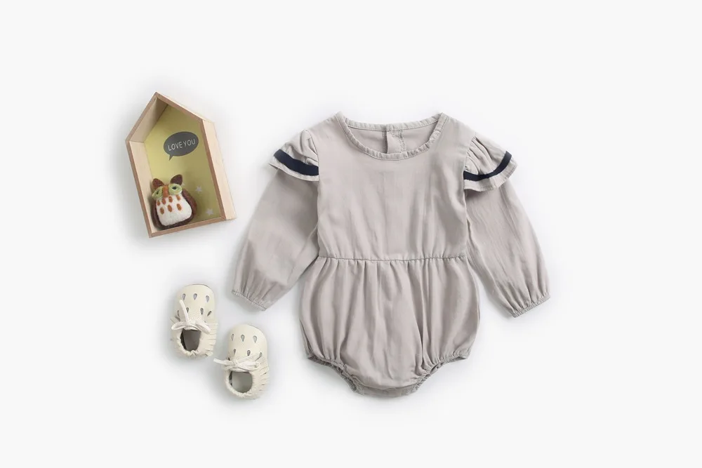 Одежда для малышей; осенне-зимняя одежда с длинными рукавами для новорожденных; осенняя одежда в морском стиле