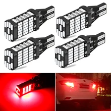 2 pçs t15 t16 w16w lâmpadas led canbus livre de erros led backup reversa luzes 921 912 w16w lâmpadas led carro invertendo lâmpada branco vermelho