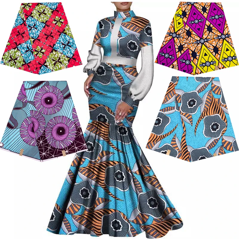 6yards Spring New African National Clothing Cotton Printed Cloth Batik  Fabric Wholesale 24fs1214 - Fabric - AliExpress