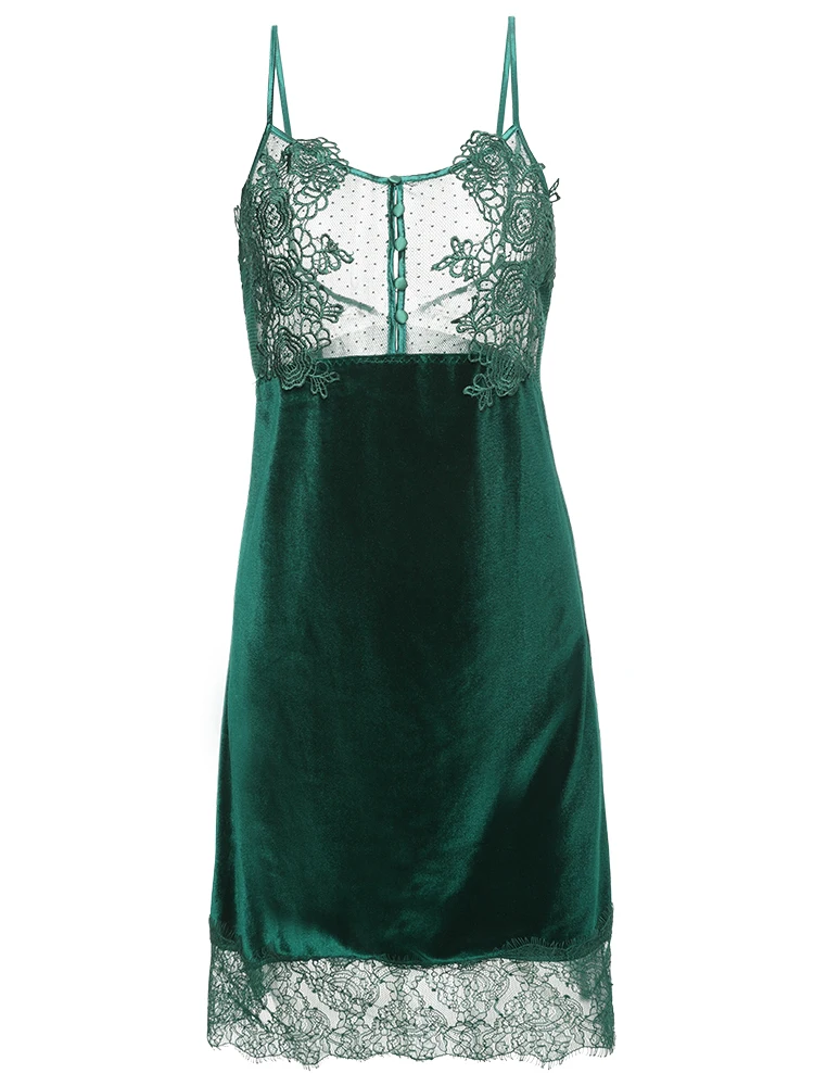 Весенне летнее женское сексуальное нижнее белье кружевная ночная рубашка