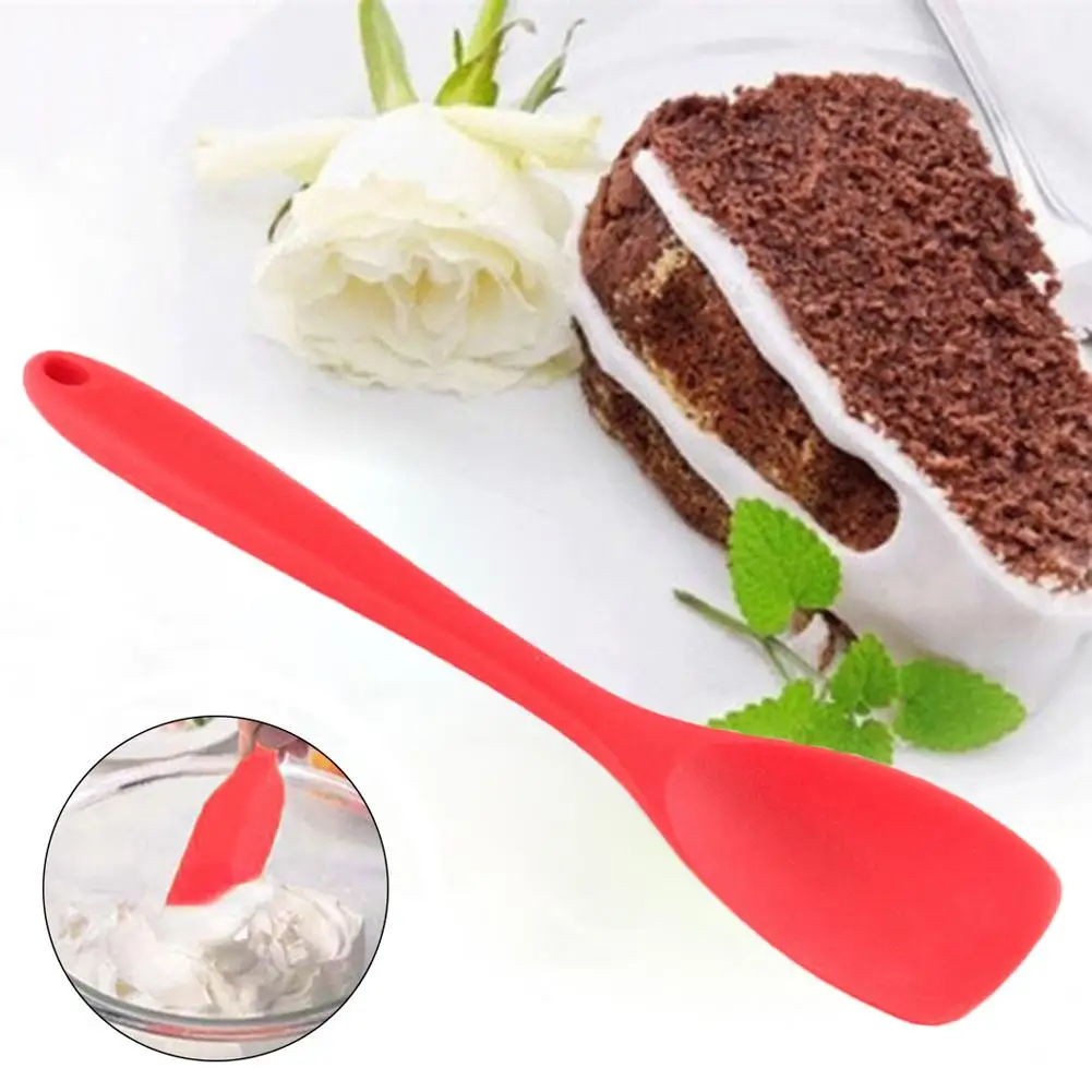  Kitchen Silicone Cake Cream Spatula Icing Scraper Spoon Baking Tools No-stick