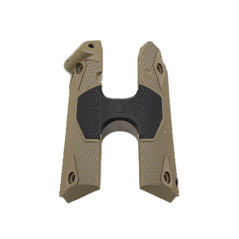 Хаки Тактическая ручка красного цвета Lasergrip для 1911 страйкбольного пистолета, красная точка лазерного прицела, инструмент для прицеливания, аксессуары для охоты - Цвет: Хаки