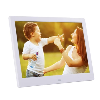 

12" HD 1280*800 Digital Photo Frame Picture Mult-Media Player MP3 MP4 Alarm Clock Movie Player For Gift