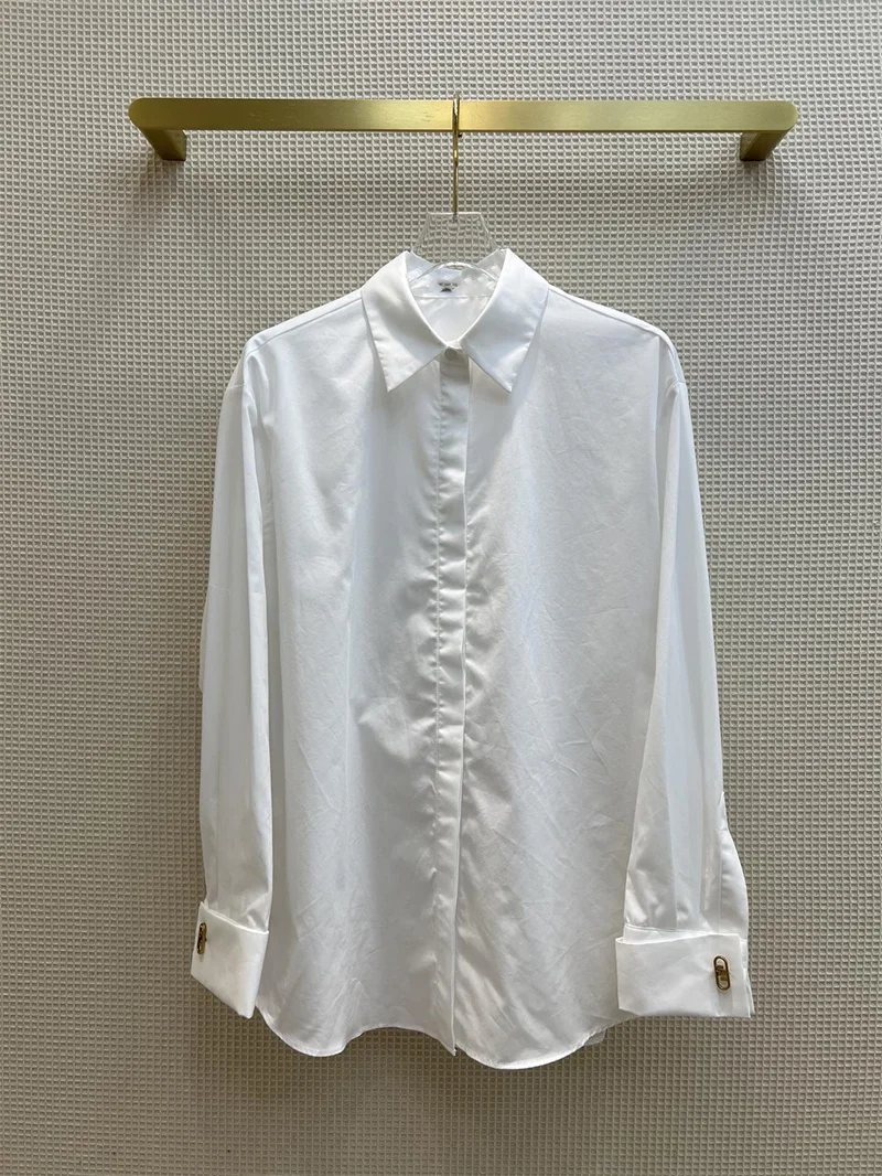 

2022 New High Quality White Spring Blouses Shirts for Women