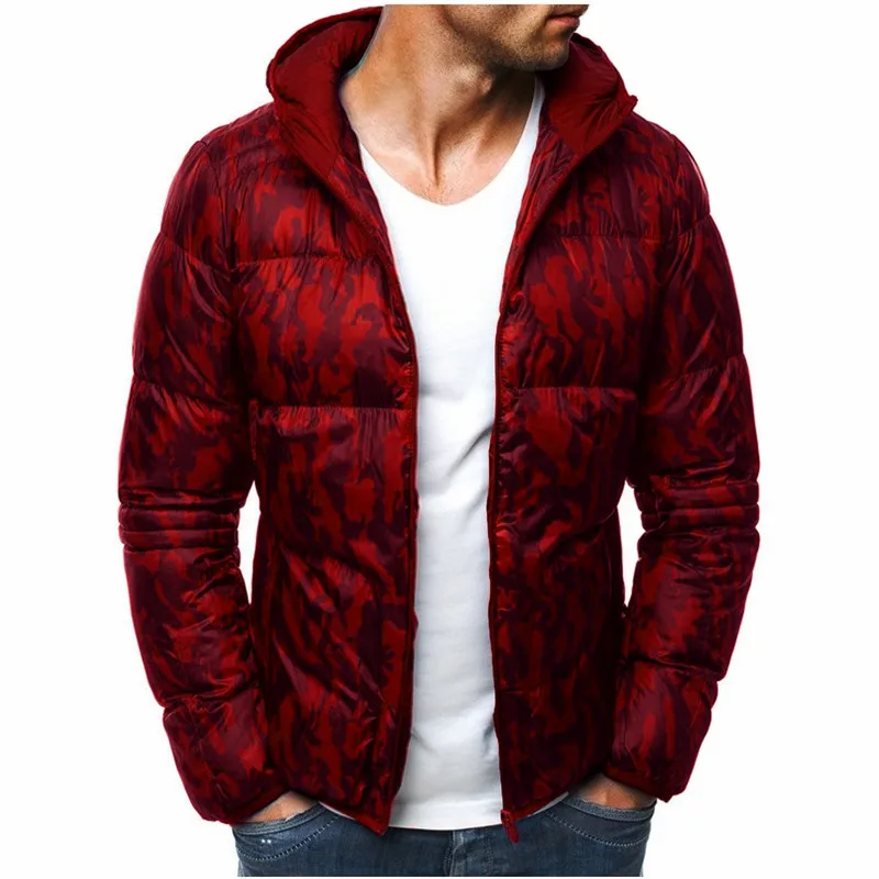 

ZOGAA Men Coat Loose Sportswear Outwear Chaquetas Hombre Parka Mens Hooded Jackets Warm Thick Coats Bright Surface Hot Sale