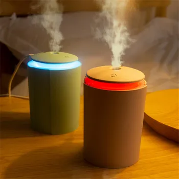 

USB Mini Air Humidifier Home Car Bottle Aroma Diffuser LED Backlight Office Mist Maker Refresher Humidification 260ml