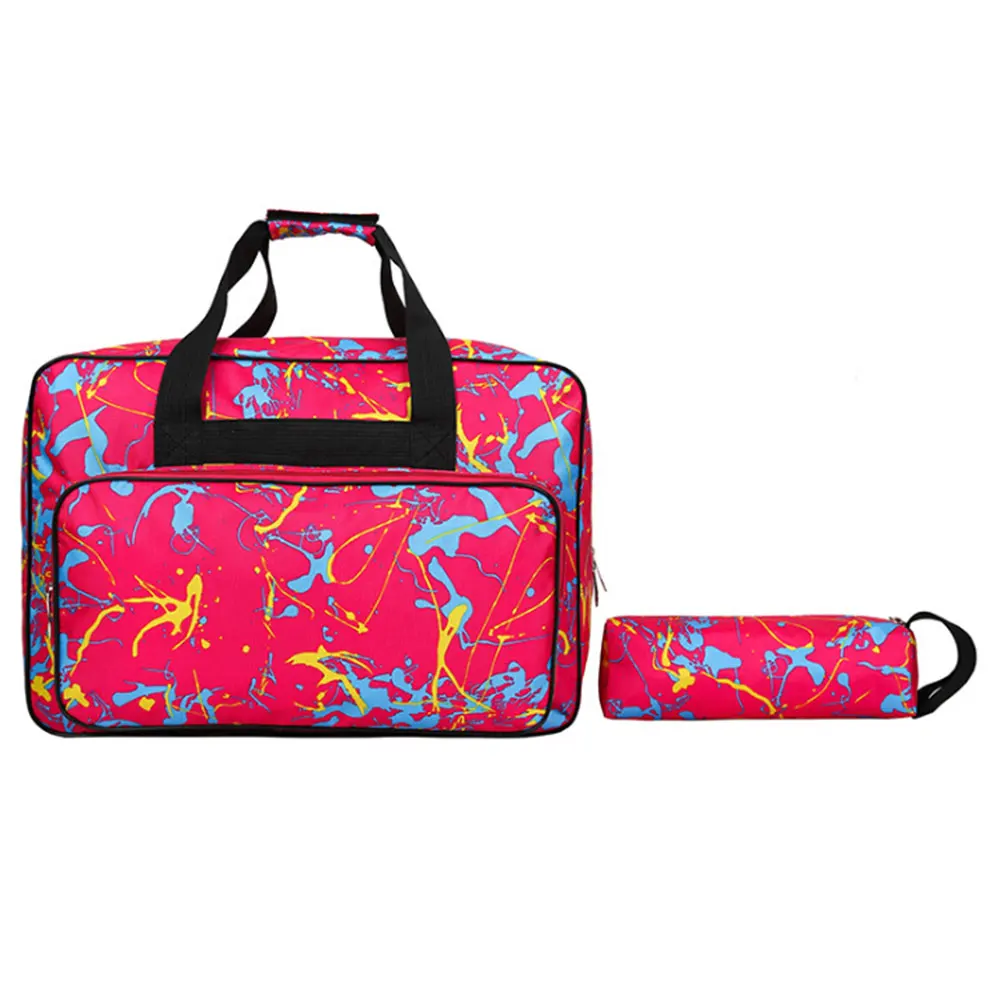 Sewing Storage Bags Quilted Machine Dust Cover Pockets Most Standard Singer Brother Machines Household Sewing Tool Storage Bag - Цвет: As Shown