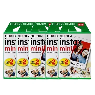 5 boxes Фотобумага Instax mini White border One imaging для Fuji mini 7 mini 8 mini 9 mini 10 mini 20 mini 25 mini series фотопринтер - Цвет: 5 boxes