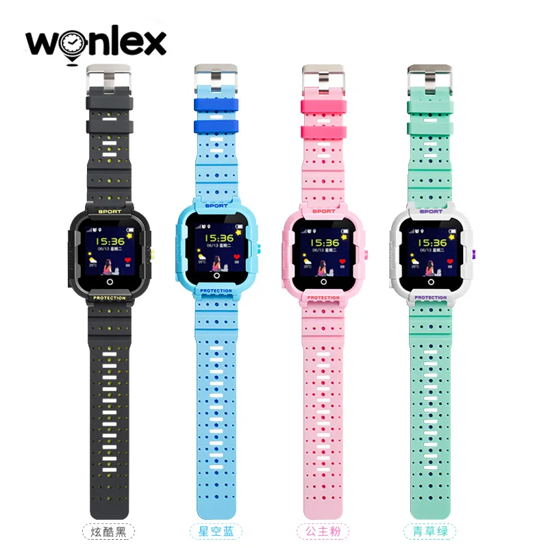 

Wonlex Smart-Watches Kids 2G Camera Watch Waterproof IP67 GPS WIFI SOS Anti-Lost Tracker KT03 Child Voicechat-Phone Baby Watch