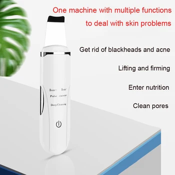 

2020 New Ultrasonic Peeling Machine Cleansing Instrument Multifunctional Facial Beauty Utensil Ion Import Export Apparatus