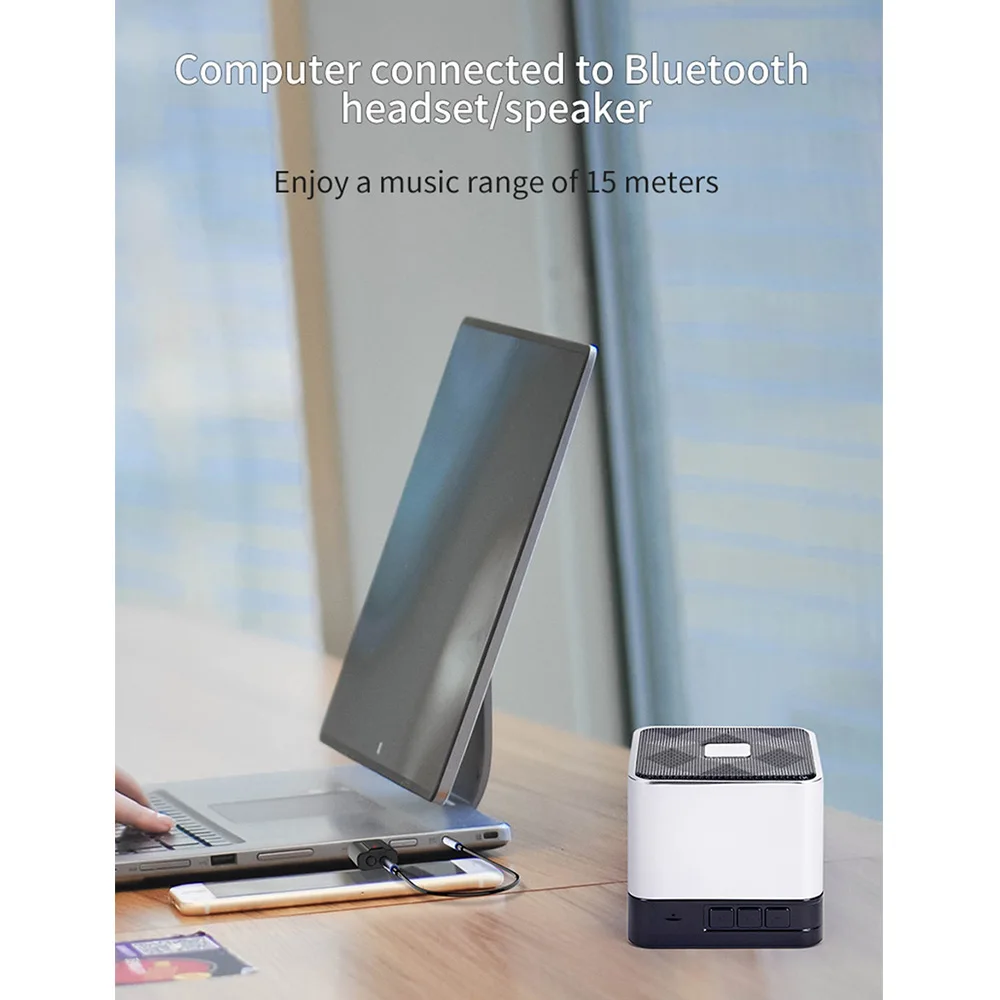 Bluetooth 5,0 аудио приемник передатчик 2в1 RCA 3,5 мм AUX Jack Hifi стерео USB беспроводной адаптер для ТВ ПК автомобильный комплект MP3