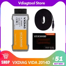 VXDIAG VCX NANO для VOLVO VIDA Dice 2014D диагностический инструмент сканер кода