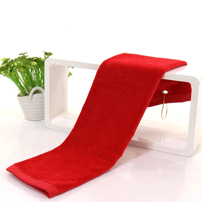 Portable Trifold Microfiber Towel with Bag Clip for Outdoor Sport Women Men ASD88