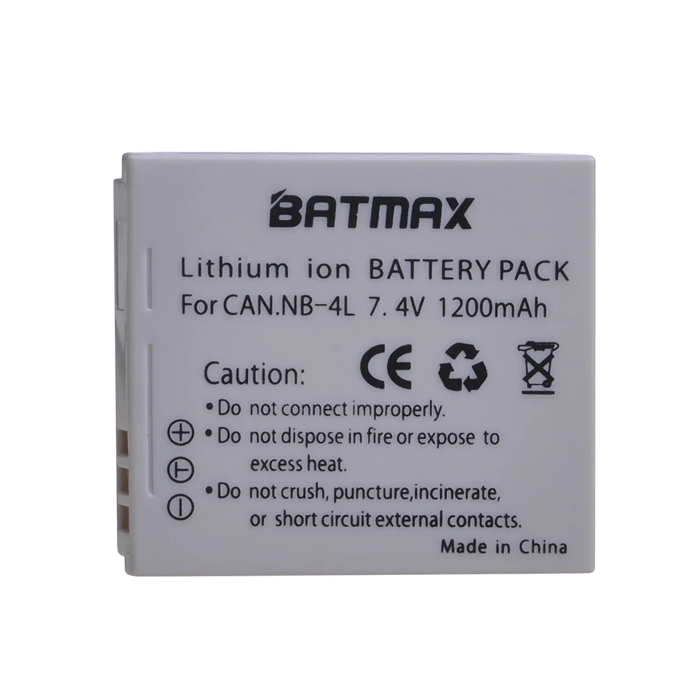 NB 4L NB4L NB 4L Battery (1Pack) for Canon IXUS 50 55 60 65 80 75 100 ...