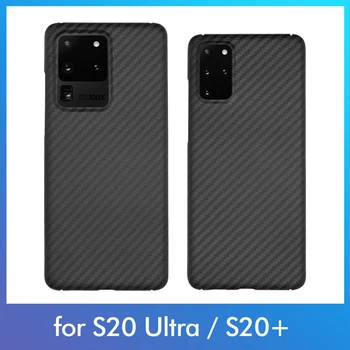 

Kevlar real pure carbon fiber phone case for Samsung Galaxy S20 Ultra S20+ Plus 5G Anti-fall hard business cover cases