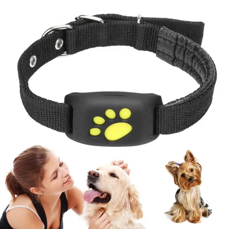 Compra Rastreador GPS para mascotas, resistente al agua Collar para perros y gatos, función de llamada, carga USB, rastreadores GPS para perros universales jYQOMl18VXl
