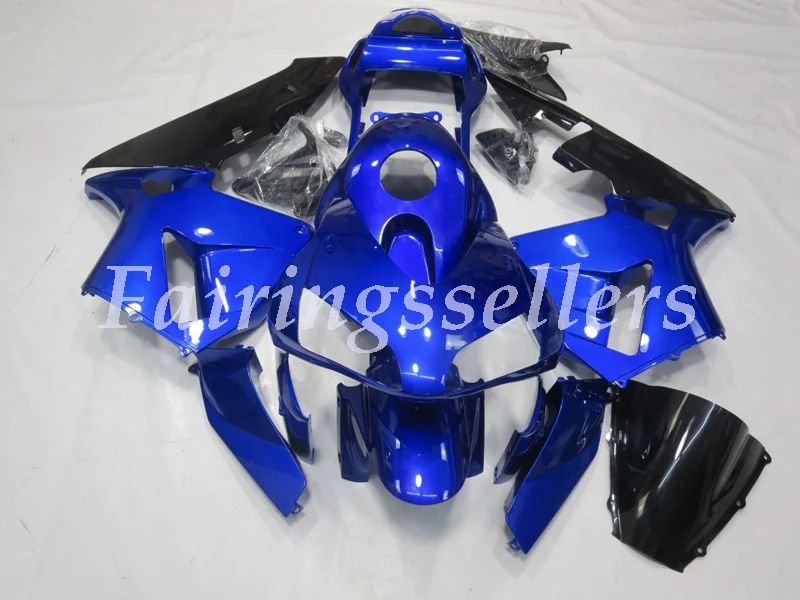 Blue black Инъекций ABS Полный обтекатели комплект Подходит для HONDA CBR1000RR 2008 2009 2010 2011 CBR1000RR 08-11 CBR1000 обтекатель цвет синий, черный; большие размеры - Цвет: Blue black